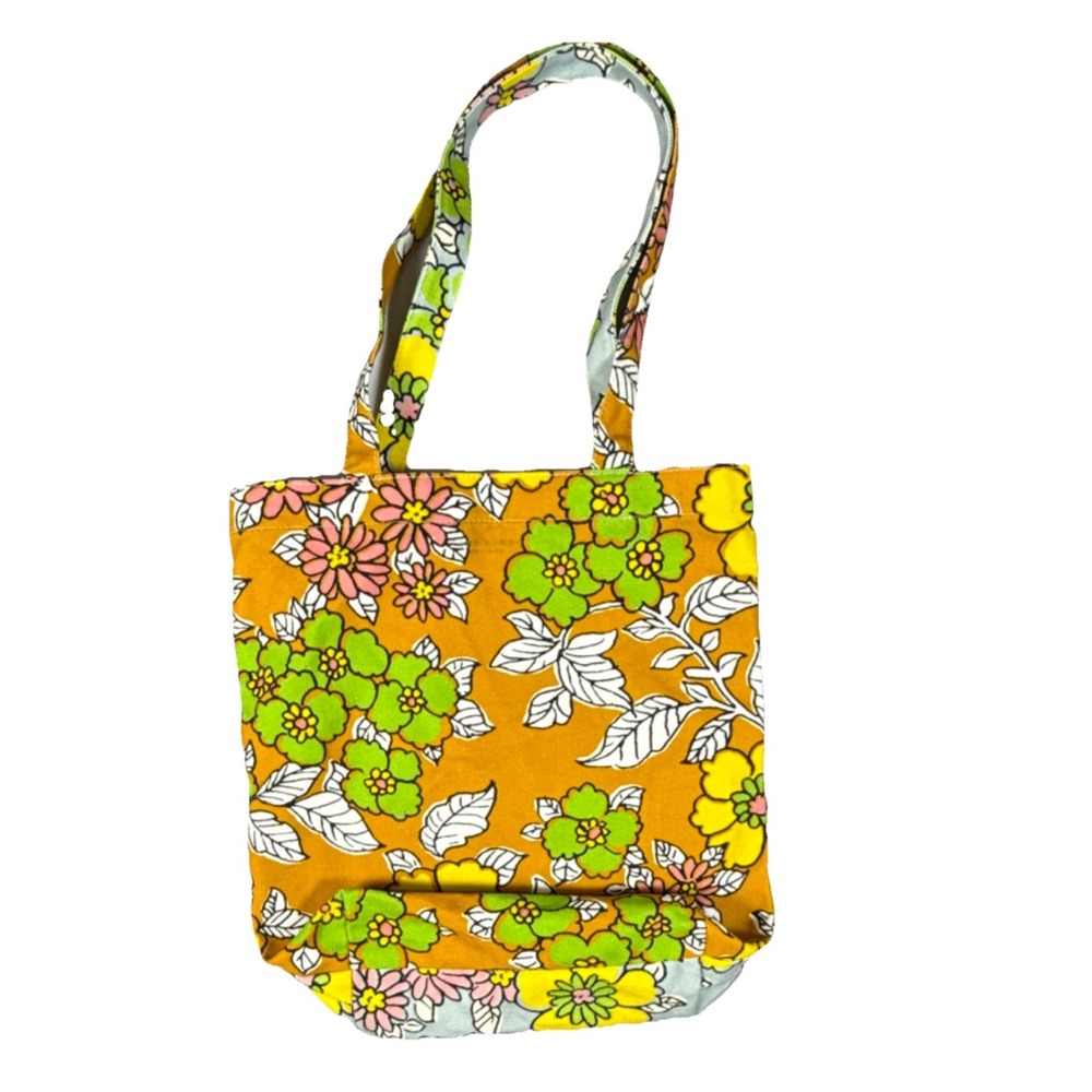 Tory Burch‎ Wallpaper Floral Print Tote Bag Canvas